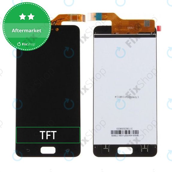 Wyświetlacz do Asus Zenfone 4 Max ZC554KL, Ekran dotykowy bez ramki, Czarny, Black, TFT