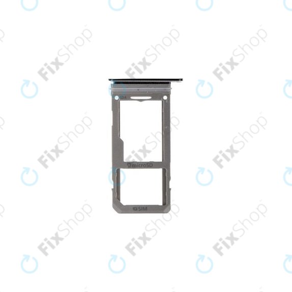 Tacka SIM + SD do Samsung S9 Plus G965F, GH98-42576A, Midnight Black, Genuine Service Pack