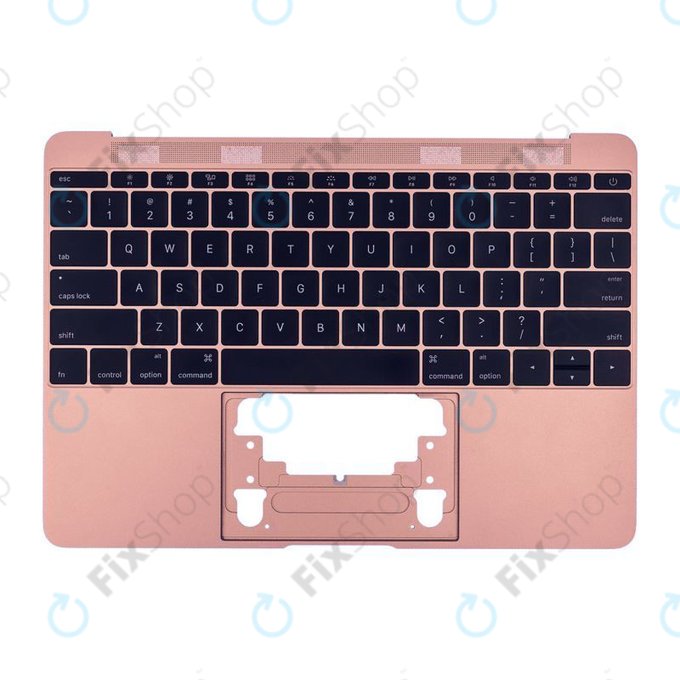 Górna ramka klawiatury z klawiaturą US do MacBook 12" A1534 (Early 2015 - Mid 2017), Rózowe Zloto, Rose Gold