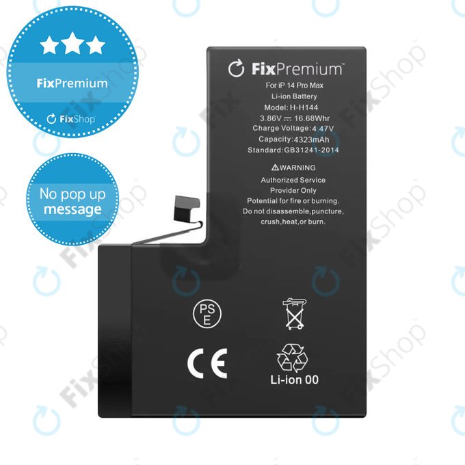 Bateria dla iPhone 14 Pro Max, 4323mAh, DIAGNOSTIC