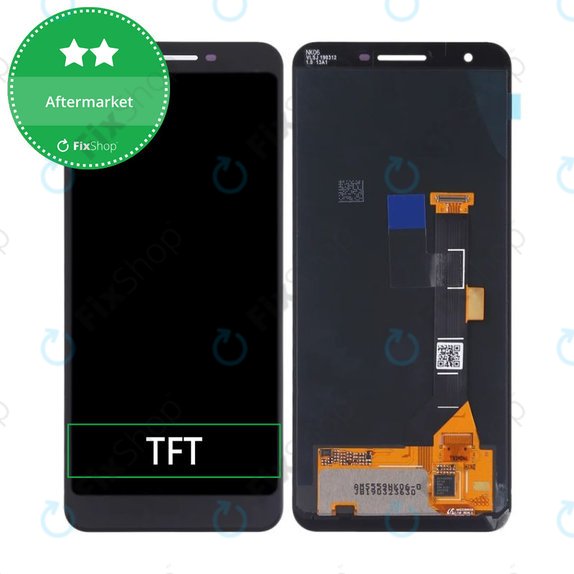 Wyświetlacz do Google Pixel 3a, Ekran dotykowy bez ramki, TFT