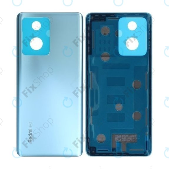 Tylna pokrywa baterii do Xiaomi Redmi Note 12 Pro+ 5G, 1610111000838B, Sky Blue, Genuine Service Pack