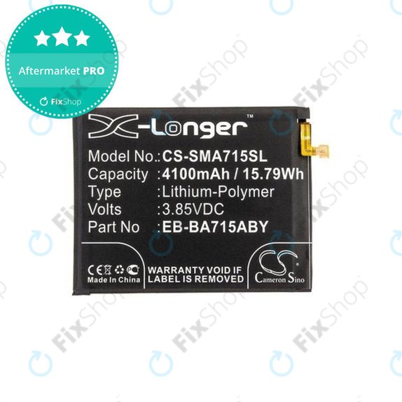 Bateria do Samsung A71 A715F, EB-BA715ABY, 4100mAh, HQ