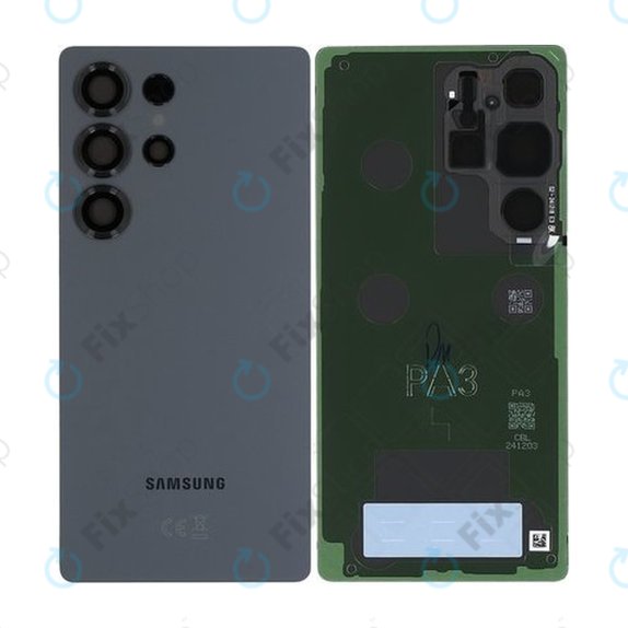 Tylna pokrywa baterii do Samsung S25 Ultra, GH82-36353G, Titanium Jetblack, Genuine Service Pack
