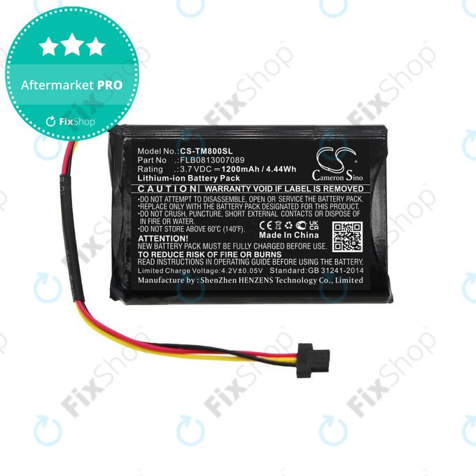 Bateria do TomTom One XL Traffic, XL 30 Europe 31, 1200mAh, Li-ion, 3.7V, FLB0813007089, HQ
