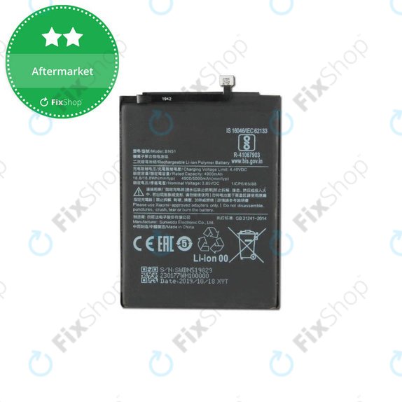 Bateria do Xiaomi Redmi 8, 8A, BN51, 5000mAh