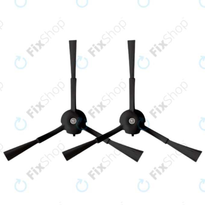 Szczotka boczna, 2 szt., Czarna do Roborock S8 MaxV Ultra, S8 Max Ultra