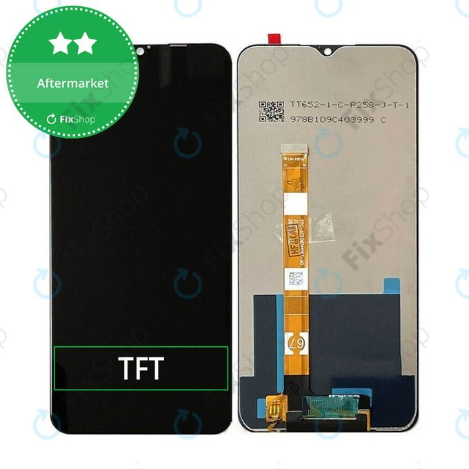 Wyświetlacz do Realme 7i, Global, Ekran dotykowy bez ramki, TFT