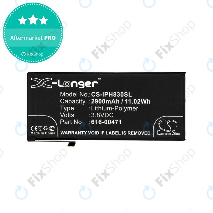 Bateria do iPhone XR, 2900mAh, 616-00471, 616-00468, HQ