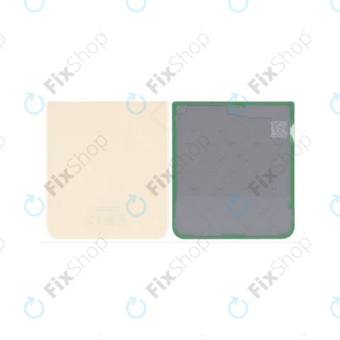 Tylna pokrywa baterii do Samsung Z Flip 3 F711B, GH82-26293B, Kremowy, Cream, Genuine Service Pack