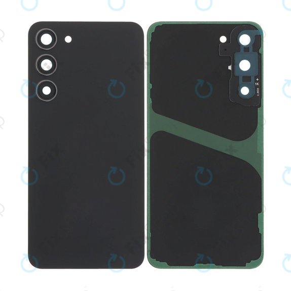 Tylna pokrywa baterii z kompletnym montażem do Samsung S23 Plus S916B, Phantom Black
