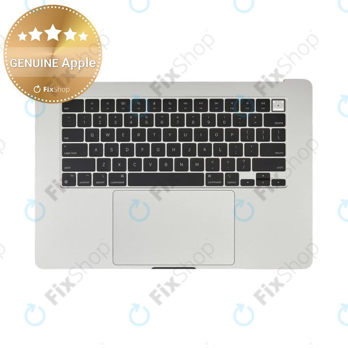 Górna rama klawiatury do MacBook Air 15", A3114 (2024), z klawiaturą US i baterią, Silver, 661-40267, Genuine Apple