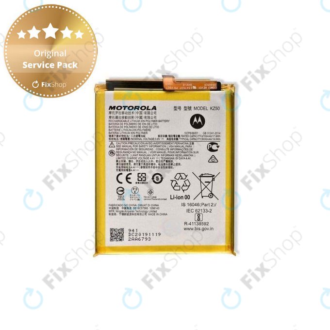 Bateria do Motorola Moto G8 Power XT2041, KZ50, 5000mAh, SB18C57585, Genuine Service Pack