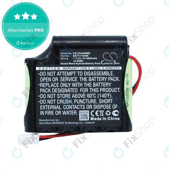 Bateria do Cefarm Rehab 4, Stimulator Globus Mystim, 2000mAh, Ni-MH, 7.2V, BATT/110466, HQ