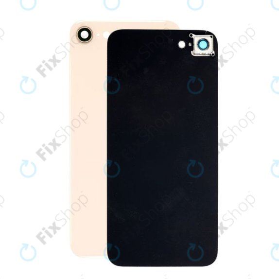 Tylne szklo pokrywy z obiektywem aparatu do iPhone 8, Złoty, Gold