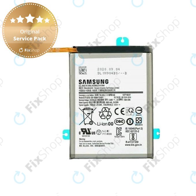 Bateria do Samsung M51 M515F, EB-BM415ABY, 7000mAh, GH82-23569A, Genuine Service Pack