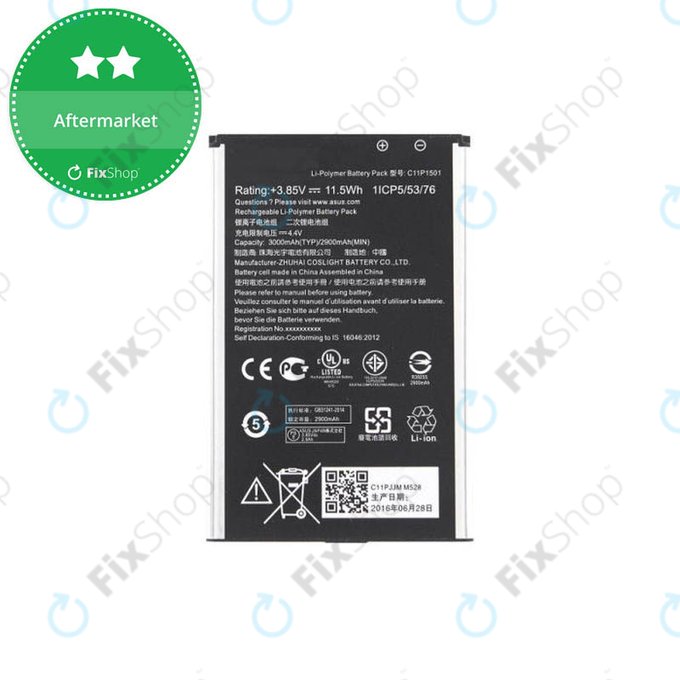 Bateria do Asus Zenfone Selfie ZD551KL, C11P1501, 3000mAh