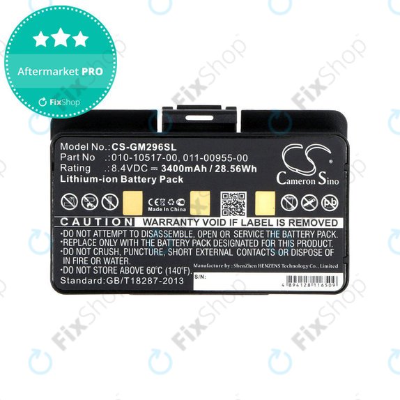 Bateria do Garmin GPSMAP, 3400mAh, Li-Ion, 8.4V, 010-10517-00, HQ
