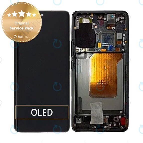 Wyświetlacz do Xiaomi 13 Pro, Ekran dotykowy z ramką, 56000300M200, Ceramic Black, Genuine Service Pack