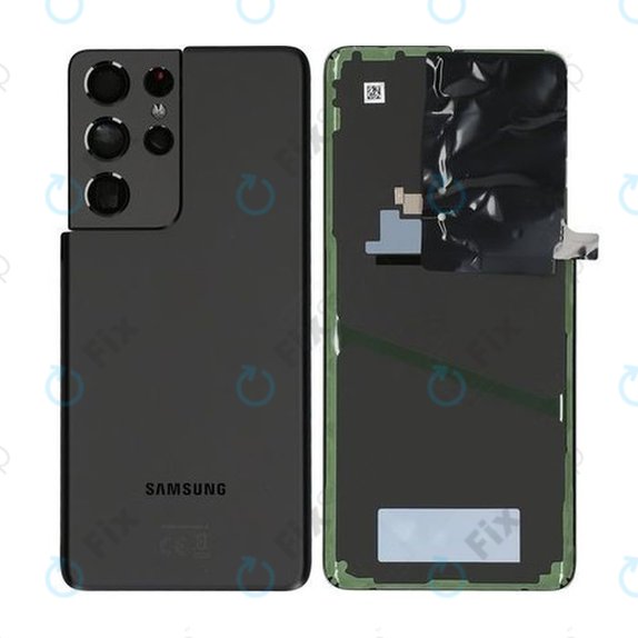 Tylna pokrywa baterii do Samsung S21 Ultra G998B, GH82-24499A, Phantom Black, Genuine Service Pack