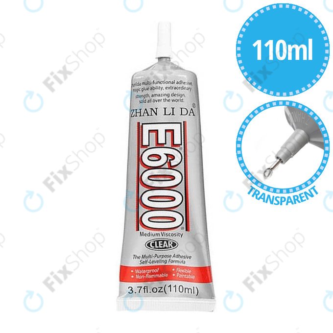 Klej E6000 - 110ml, Przezroczysty, Transparent