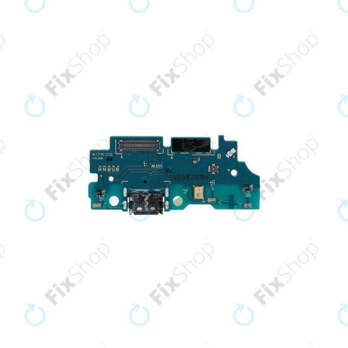 Złącze ładowania na płytce PCB do Samsung A17 A176B, GH96-20346A, Genuine Service Pack
