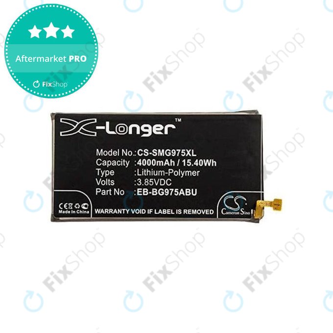 Bateria do Samsung S10 Plus G975F, EB-BG975ABU, 4000mAh, HQ