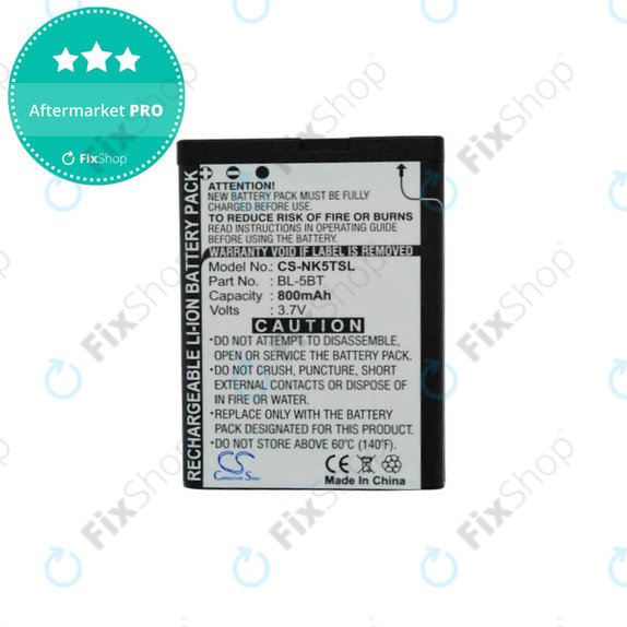 Bateria do Nokia 2600 Classic, BL-5BT, 800mAh, HQ