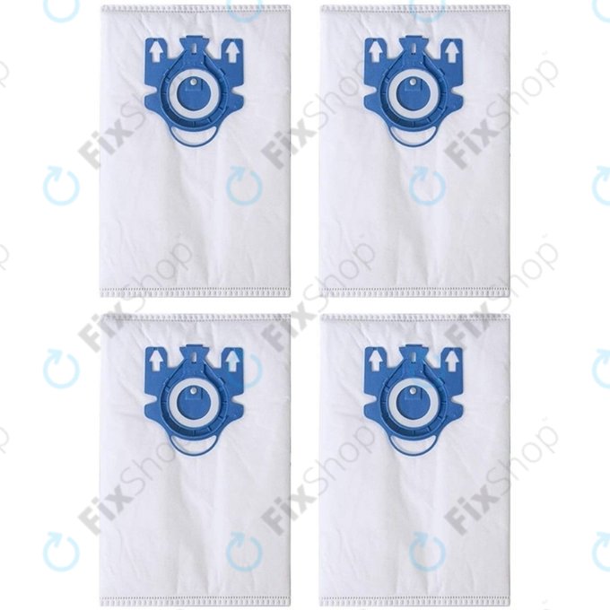 Worek na kurz, 4 szt. do Miele Classic C1, Complete C2, Complete C3, S2, S5, S8, S 400i - S 858