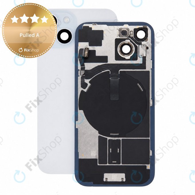 Szkło tylnej obudowy do iPhone 15, Blue, Pulled A