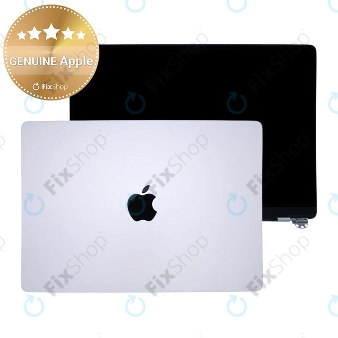 Wyświetlacz LCD do MacBook Pro 14", A3112, A3185 (2024), z przednim szkłem i pokrywą, Silver, 661-41792, Genuine Apple