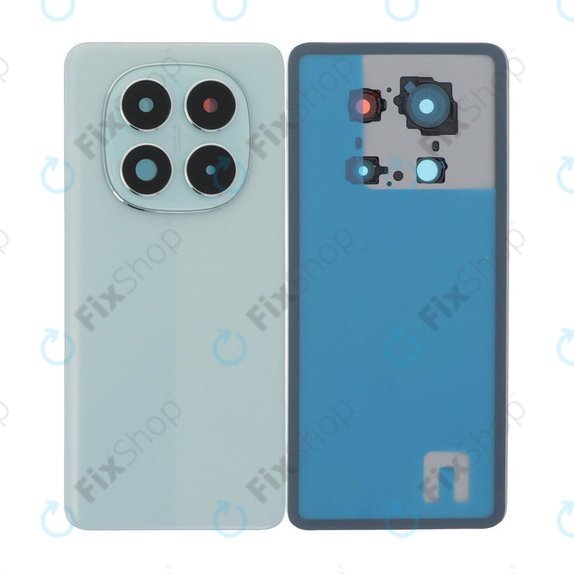 Tylna pokrywa baterii z kompletnym montażem do Xiaomi Redmi Note 14 Pro 5G 24090RA29G, Zielony, Green