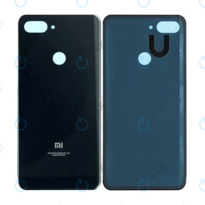 Tylna pokrywa baterii do Xiaomi Mi 8 Lite, Midnight Black
