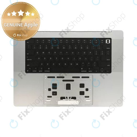 Górna rama klawiatury do MacBook Pro 16" A2780 (2023), z klawiaturą US i baterią, Silver, 661-32190, Genuine Apple
