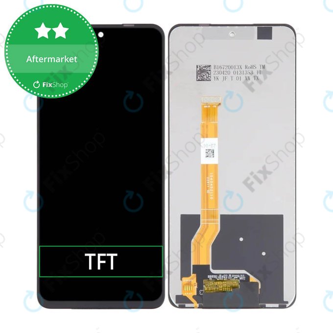 Wyświetlacz do Realme C55, Ekran dotykowy bez ramki, TFT
