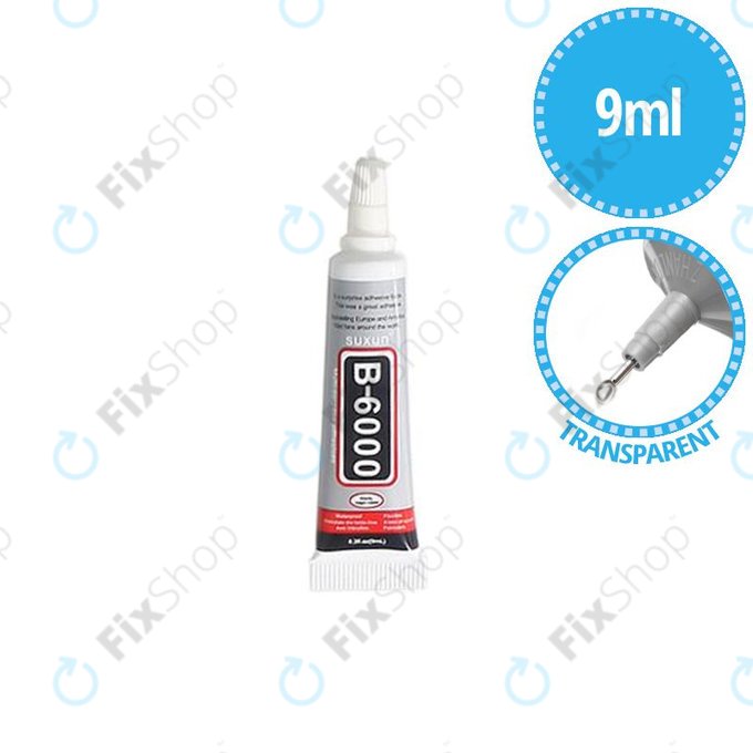 Klej B-6000, 9ml, Przezroczysty, Transparent