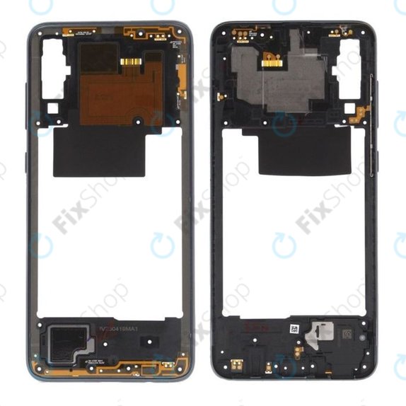 Ramka srodkowa do Samsung A70 A705F, GH97-23258A, GH97-23445A, Czarny, Black, Genuine Service Pack