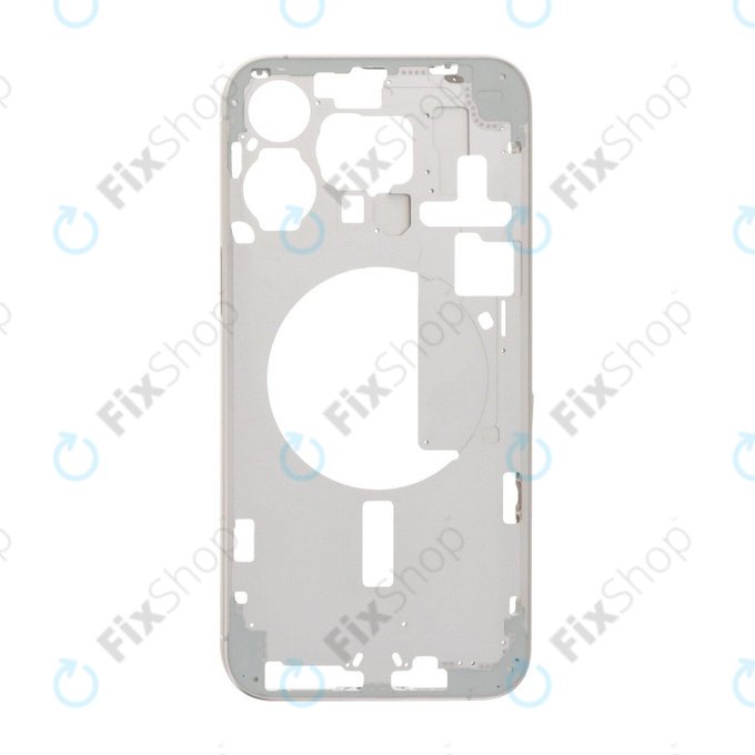 Ramka srodkowa do iPhone 15 Pro Max, White Titanium