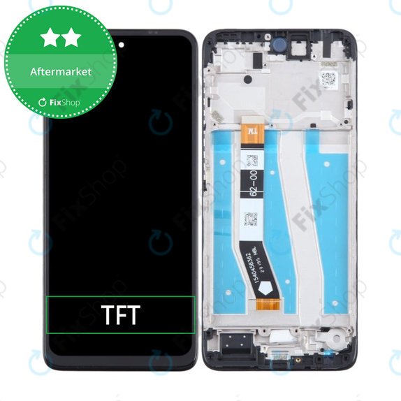 Wyświetlacz do Motorola Moto G14, Ekran dotykowy z ramką, Steel Gray, TFT