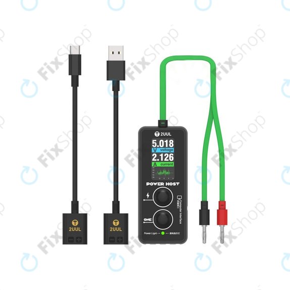 Cyfrowy tester napięcia i prądu USB-C (Power Host), 2UUL PW15