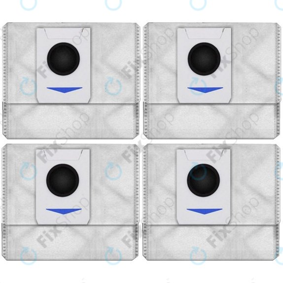 Worek na kurz, 4 szt., Antybakteryjny i usuwający zapachy do Ecovacs Deebot T-series, X-series