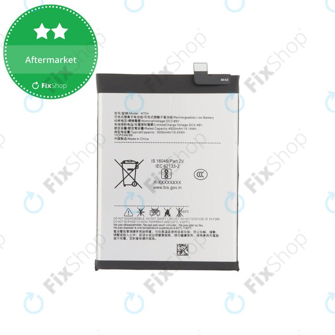 Bateria dla Nothing Phone (3a), (3a) Pro, NT04, 5000mAh