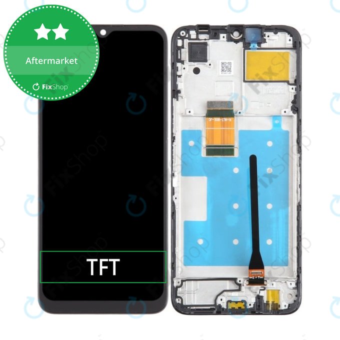 Wyświetlacz do Honor 70 Lite, Ekran dotykowy z ramką, Midnight Black, TFT