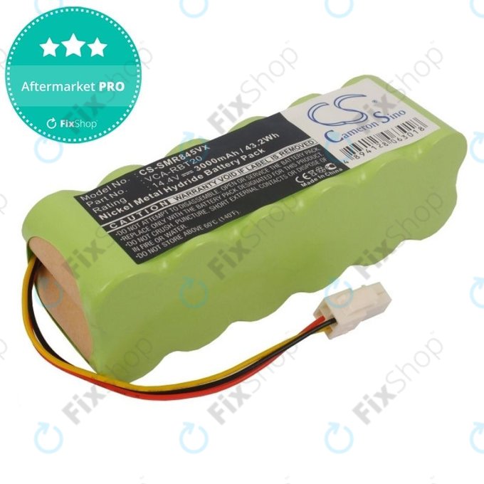 Bateria do Samsung Navibot SR8840, SR8895, VCR8845, VCA-RBT20, Ni-MH, 14,4V 3000mAh, HQ