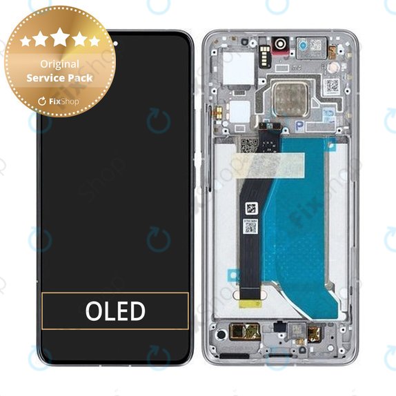 Wyświetlacz do Xiaomi 14T Pro, Ekran dotykowy z ramką, Titan Gray, 56001600N1200, Genuine Service Pack