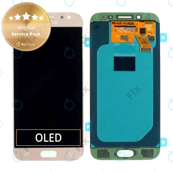 Wyświetlacz z ekranem dotykowym do Samsung J5 J530F (2017), GH97-20738C, GH97-20880C, Złoty, Gold, Genuine Service Pack