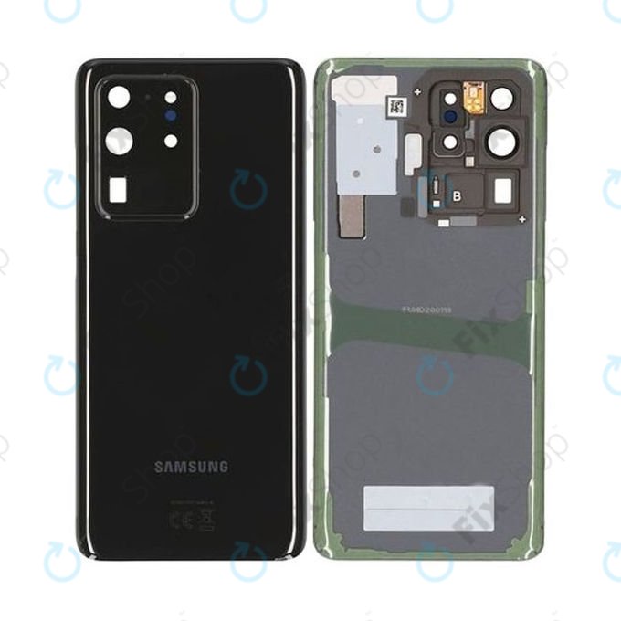 Tylna pokrywa baterii do Samsung S20 Ultra G988F, GH82-22217A, Cosmic Black, Genuine Service Pack