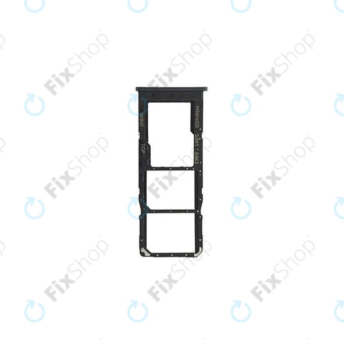 Tacka SIM do Samsung M12 M127F, GH98-46321A, Czarny, Black, Genuine Service Pack