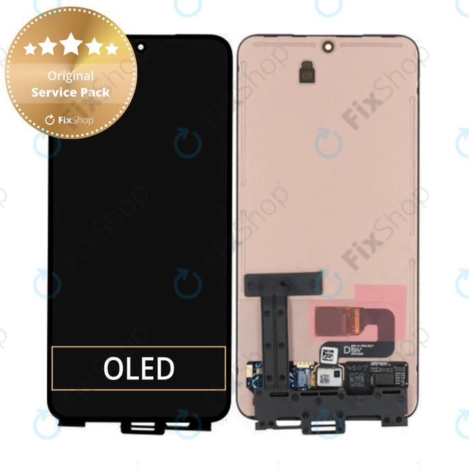 Wyświetlacz z ekranem dotykowym bez ramki do Samsung S23, GH82-31245A, S911B, Genuine Service Pack