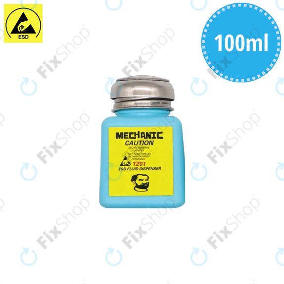 Dozownik płynu antystatycznego ESD, 100ml, Mechanic